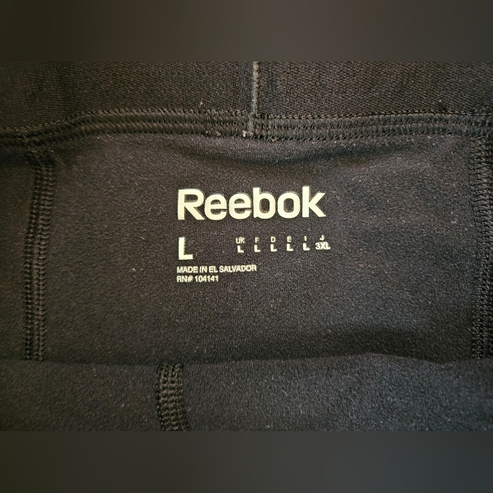 Reebok Mens Black Compression Speedwick Workout Tights Size Large - Picture 10 of 15
